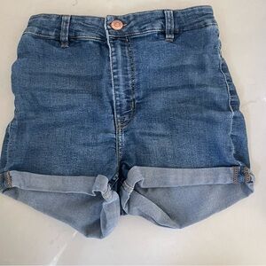 Denim jean shorts size divided brand